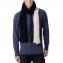 クリスヴァンアッシュ (kris van assche) マフラー ウールポリアミド ブラックホワイト 70% OFF