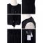 アンドゥムルメステール (ann demeulemeester) 2WAYワンピース ジョーゼット ブラック
