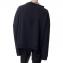ラフシモンズ (RAF SIMONS) オーバーサイズスウェットパーカー コットン ブラックホワイト 30% OFF