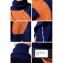 ラフシモンズ (RAF SIMONS) タートルネックシングルパネルジャガードバーリントンセーター ウール ネイビーオーカー 30% OFF