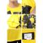 ラフシモンズ (RAF SIMONS) ディスプレイスドスリーブTシャツ コットン イエロー 30% OFF