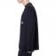 ラフシモンズ (RAF SIMONS) クルーネックスウェットトレーナー コットン ブラック 30% OFF