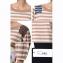 ソニアリキエル (SONIA RYKIEL) ボーダーセーター ウール ベージュ 30% OFF
