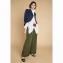 ソニアリキエル (SONIA RYKIEL) ショートストライプジャケット ジャージー ネイビー 30% OFF