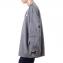 ラフシモンズ (RAF SIMONS) ショルダープリントオーバーサイズセーター ヤーンウール グレー 30% OFF