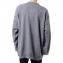 ラフシモンズ (RAF SIMONS) ショルダープリントオーバーサイズセーター ヤーンウール グレー 30% OFF