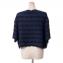 ソニアリキエル (SONIA RYKIEL) 五分袖フリルカーディガン レース ネイビー 30% OFF