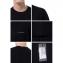 ブラックバレット (BLACKBARRETT) バイニールバレット by neil barrett ロゴプリントクルーネック半袖Tシャツ コットン ブラック 30% OFF