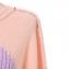 ラフシモンズ (RAF SIMONS) リバースドジャージーニット・ショートオーバーサイズドセーター ウール オフホワイトピンク