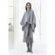 ブルネロクチネリ (Brunello Cucinelli) フリンジ付きタイトスカート ウールミックス グレー