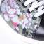 アレキサンダーマックイーン (Alexander McQueen) ローカット花柄スニーカー レザー ブラック