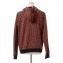 ミッソーニ (Missoni) ロゴ入パーカー コットンストレッチ ブラウンブラック