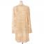 ミッソーニ (Missoni) Vネックロングカーディガン リネンウール イエローミックス