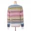 ミッソーニ (Missoni) 丸襟セーター コットンミックス マルチボーダーホワイト