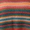 ミッソーニ (Missoni) ニットポンチョ 羊毛ラメミックス オレンジグリーンミックス