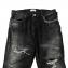 スタジオセブン (STUDIO SEVEN ) Shadow Custom Denim Pants ダメージジーンズ ブラック 30% OFF