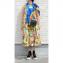 マルニ (Marni) ノースリフレアーロングワンピース コットン カラフルミックス