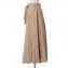 マルニ (Marni) ステッチ入りフレアースカート コットン ベージュ