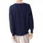 ブルネロクチネリ (Brunello Cucinelli) Vネックワイドセーター カシミア ネイビー