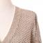 ブルネロクチネリ (Brunello Cucinelli) Vネックセーター リネンシルク ベージュ