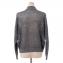 ブルネロクチネリ (Brunello Cucinelli) ダブルジッパーブルゾン リネンシルク シルバー