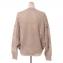 ブルネロクチネリ (Brunello Cucinelli) メッシュセーター リネンシルク ベージュ