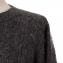 ブルネロクチネリ (Brunello Cucinelli) ラメ糸ケーブルニットセーター ラメ糸 チャコールグレー