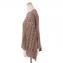 ブルネロクチネリ (Brunello Cucinelli) フラワーレースセーター リネンシルク ブラウン