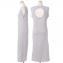 エムエムシックス メゾンマルジェラ (MM6 MAISON MARTIN MARGIELA) タンクトップワンピース コットンジャージー ライトグレー 30% OFF