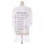 エムエムシックス メゾンマルジェラ (MM6 MAISON MARGIELA) ショート丈袖フリンジカットソー コットンジャージー ホワイト