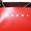 マルニ (Marni) TRIBECAショッピングバッグ PVC レッドブラウン