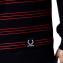 ラフシモンズ (RAF SIMONS) フレッドペリーFRED PERRY RSVネックセーター コットン ブラック 30% OFF