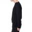 ラフシモンズフレッドペリー (Raf Simons Fred Perry) ステッチディテールクルーネックセーター コットン ブラック 30% OFF