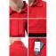 ラフシモンズフレッドペリー (Raf Simons Fred Perry) スペースポケットポロシャツ コットン ウィンターレッド 30% OFF