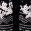 エルマノシェルビーノ (ermanno scervino) Vネックカーディガン 圧縮ウール ブラックレース