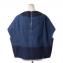 マルニ (Marni) 背中ファスナーブラウス コットン デニムバイカラー