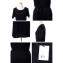 ルメール (LEMAIRE) 半袖カットソーワンピース コットンジャージー ブラック 30% OFF