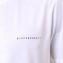 ブラックバレット (BLACKBARRETT) バイニールバレット by neil barrett ロゴプリントクルーネック半袖Tシャツ コットン ホワイト 30% OFF