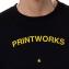 ラフシモンズ (RAF SIMONS) Printworks Tour T-shirt Tシャツ コットン ブラック 30%OFF