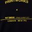 ラフシモンズ (RAF SIMONS) Printworks Tour T-shirt Tシャツ コットン ブラック 30%OFF
