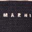 マルニ (Marni) EAST-WESTトートバッグ ラフィア ブラック