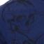 アレキサンダーマックイーン (Alexander McQueen) スカルプリントラウンドネック半袖Tシャツ コットン ネイビー 30% OFF