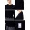 エンポリオアルマーニ (EMPORIO ARMANI) ベル裾セーター ハイゲージ ブラック 40% OFF