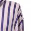 イザベルマラン (ISABEL MARANT) シャツ襟ブラウス レーヨンシルク混合 ストライプピンクネイビー