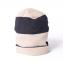 マハリシ (maharishi ) ボーダーニット帽 ビーニィ ホワイトブラック 30% OFF