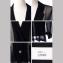 エリカ カヴァリーニ セミクチュール (ERIKA CAVALLINI semi-couture) シースルーブラウスジャケット シルクシフォン ブラック 30% OFF