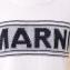 マルニ (Marni) ラウンドネックロゴ入りセーター コットンニット リリーホワイト