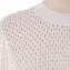 ペゼリコ (PESERICO) 半袖セーター 透かし編みスパンコール ホワイト
