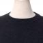 ブルネロクチネリ (Brunello Cucinelli) 裾二重丸襟セーター ウールカシミアシルク ダークグレー