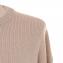 ブルネロクチネリ (Brunello Cucinelli) 丸襟長袖セーター カシミアシルク グレージュ
